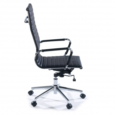 Sedia ufficio design Stilo, Struttura cromata, schienale alto 210702 - (Outlet)