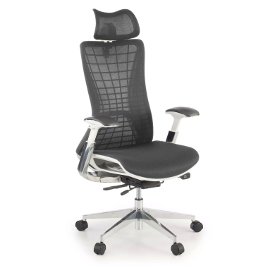sedia ergonomica grigio miller rete transpirante braccioli regolabili 3d 1
