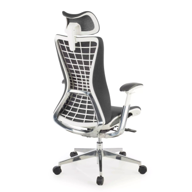 sedia ergonomica grigio miller rete transpirante braccioli regolabili 3d 4