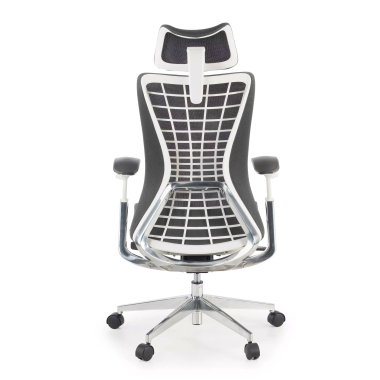 sedia ergonomica grigio miller rete transpirante braccioli regolabili 3d 5