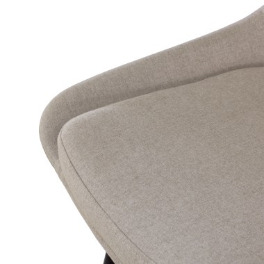 sgabello da ufficio beige giselle tessuto braccioli imbottiti 7
