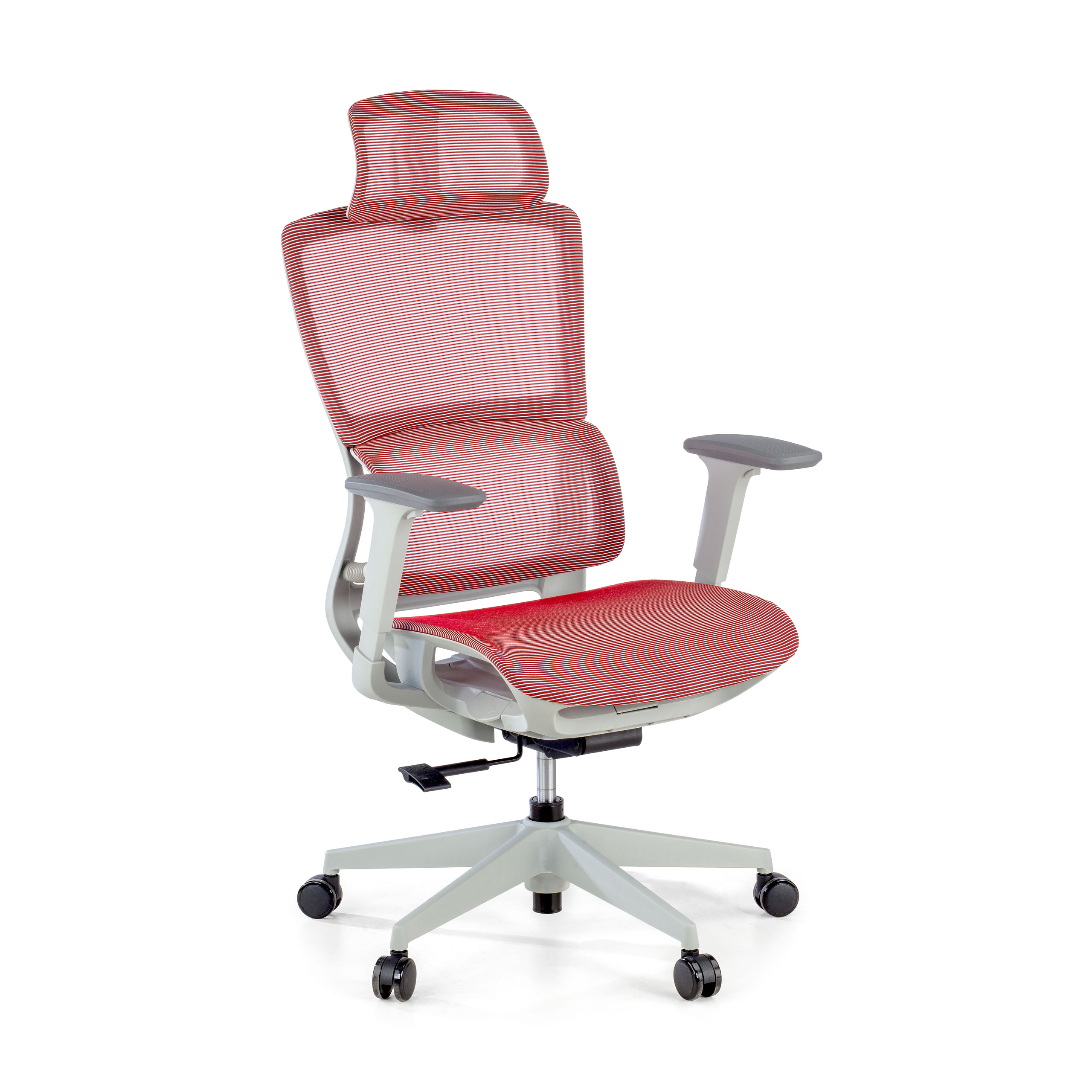Sedia da Ufficio Ergonomica Balance Pro White, Braccioli 3D
