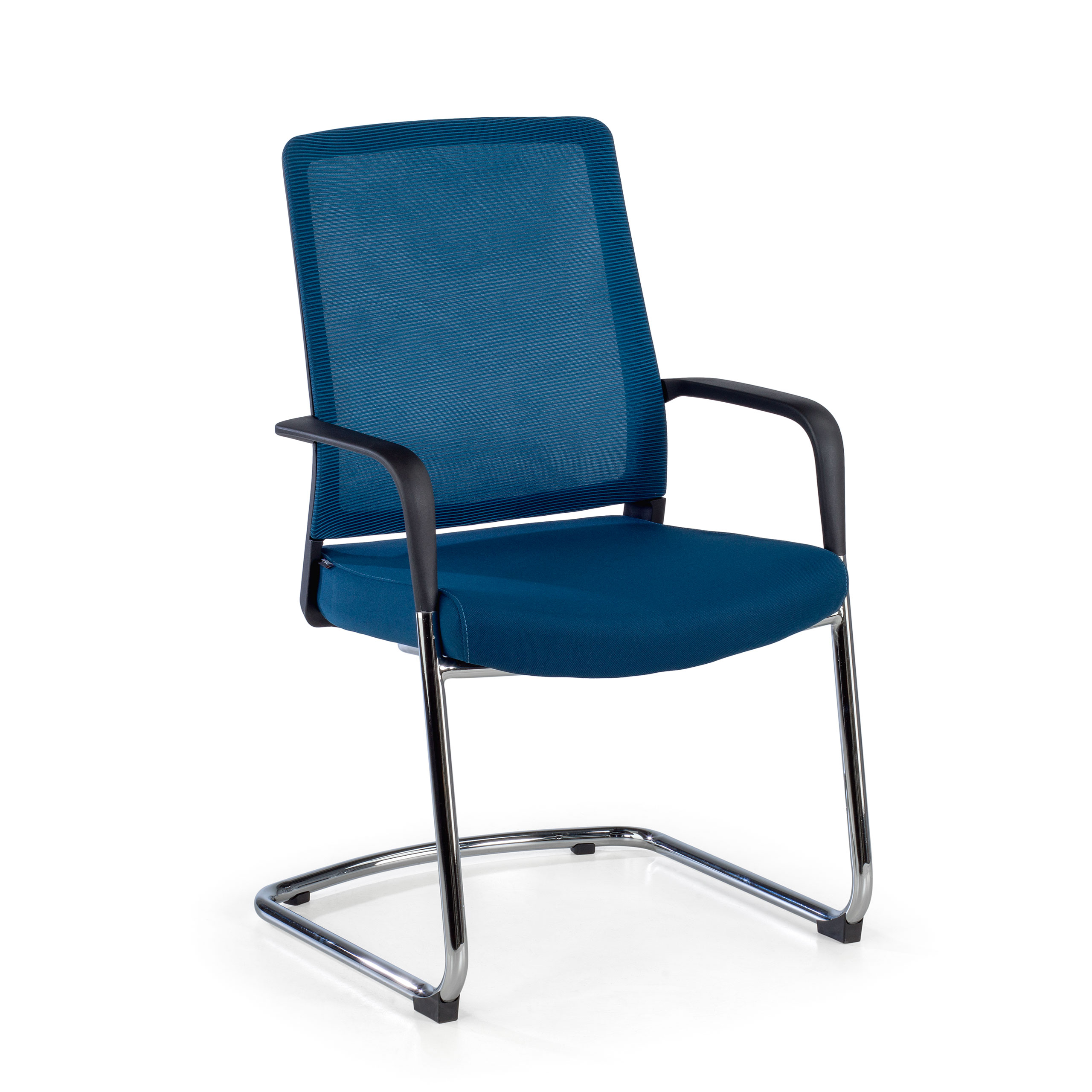 Sedia Ospiti Ufficio Bali, schienale in rete ergonomico