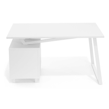 scrivania per computer bianco orbit 6