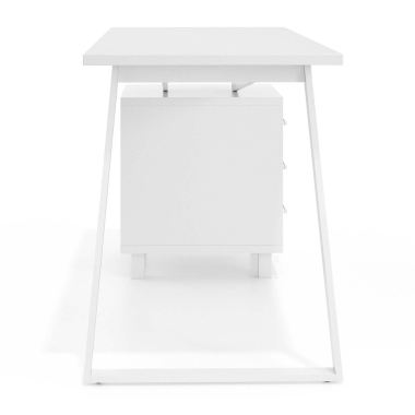 scrivania per computer bianco orbit 4