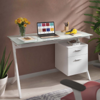 Tavolo per computer Oasis con cassetti sospesi