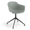Sedia Conferenza Alice, 4 gambe, design avvolgente
