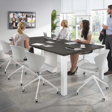 Sedia Girevole Emily, con ruote