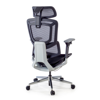 sedia ergonomica nero valkyr rete transpirante braccioli regolabili 4d doppio supporto lombare poggiatesta 11