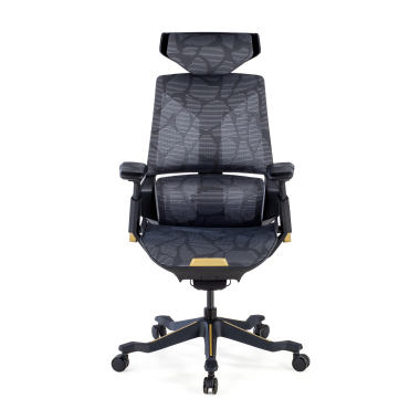 sedia gaming giallo blooddragon rete transpirante braccioli regolabili 6d supporto lombare poggiatesta 4