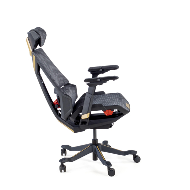 sedia gaming giallo blooddragon rete transpirante braccioli regolabili 6d supporto lombare poggiatesta 9