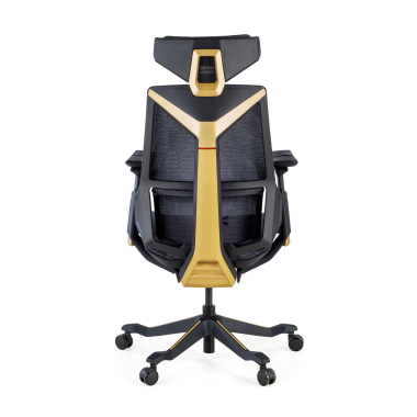 sedia gaming giallo blooddragon rete transpirante braccioli regolabili 6d supporto lombare poggiatesta 10