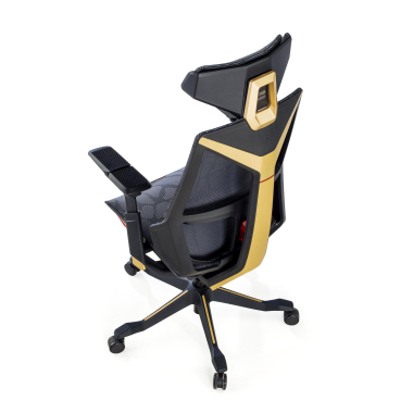 sedia gaming giallo blooddragon rete transpirante braccioli regolabili 6d supporto lombare poggiatesta 11