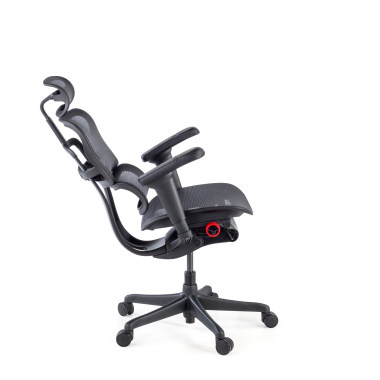 sedia gaming nero struttura nera gaming rete transpirante braccioli regolabili 5d supporto lombare poggiatesta 5
