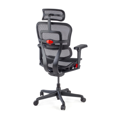 sedia gaming nero struttura nera gaming rete transpirante braccioli regolabili 5d supporto lombare poggiatesta 6