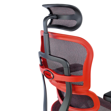 sedia gaming rosso struttura nera gaming rete transpirante braccioli regolabili 5d supporto lombare poggiatesta 6
