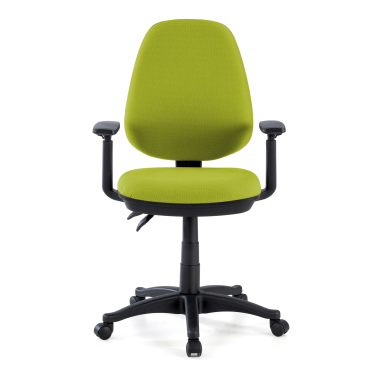sedia da ufficio verde con bracci tessuto braccioli regolabili 1d 10