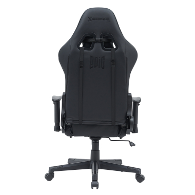 sedia gaming nero epic ecopelle braccioli mobili cuscino lombare e cervicale poggiatesta poggiapiedi estensibile 6