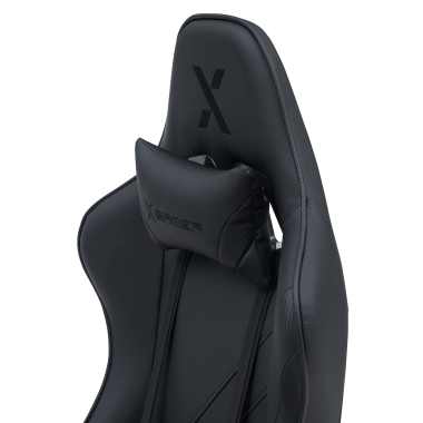 sedia gaming nero epic ecopelle braccioli mobili cuscino lombare e cervicale poggiatesta poggiapiedi estensibile 5