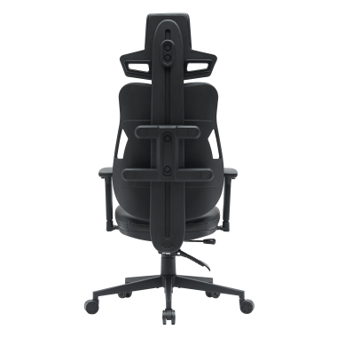 sedia gaming nero phoenix tessuto braccioli regolabili 3d poggiatesta 3