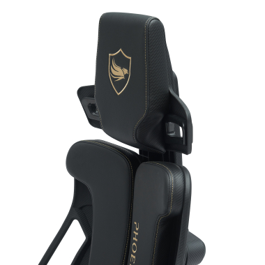 sedia gaming nero phoenix tessuto braccioli regolabili 3d poggiatesta 5
