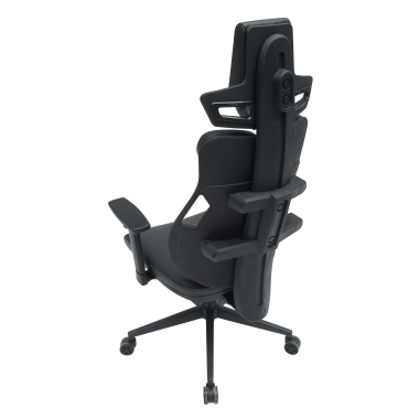 sedia gaming nero phoenix tessuto braccioli regolabili 3d poggiatesta 8