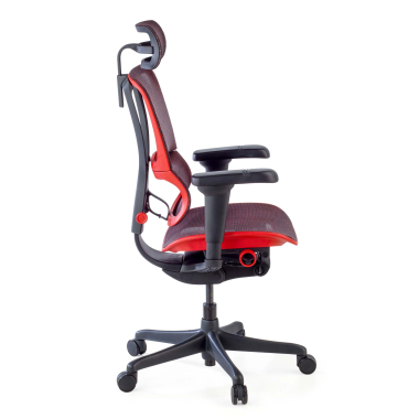 sedia gaming rosso sedia da gaming rete transpirante braccioli regolabili 5d supporto lombare poggiatesta 7