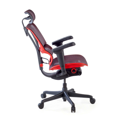 sedia gaming rosso sedia da gaming rete transpirante braccioli regolabili 5d supporto lombare poggiatesta 5