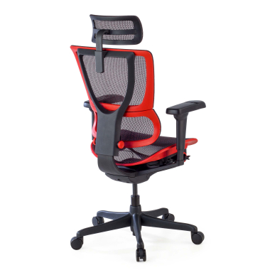 sedia gaming rosso sedia da gaming rete transpirante braccioli regolabili 5d supporto lombare poggiatesta 8