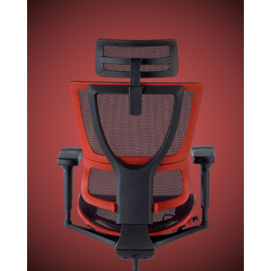 sedia gaming rosso sedia da gaming rete transpirante braccioli regolabili 5d supporto lombare poggiatesta 3