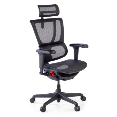 sedia gaming nero sedia da gaming rete transpirante braccioli regolabili 5d supporto lombare poggiatesta 1