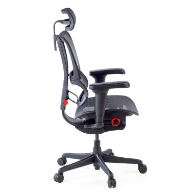 sedia gaming nero sedia da gaming rete transpirante braccioli regolabili 5d supporto lombare poggiatesta 8