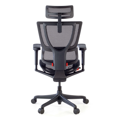 sedia gaming nero sedia da gaming rete transpirante braccioli regolabili 5d supporto lombare poggiatesta 9