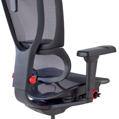 sedia gaming nero sedia da gaming rete transpirante braccioli regolabili 5d supporto lombare poggiatesta 4