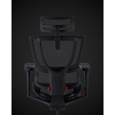 sedia gaming nero sedia da gaming rete transpirante braccioli regolabili 5d supporto lombare poggiatesta 3