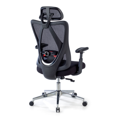 sedia ergonomica nero matrix rete transpirante braccioli mobili supporto lombare poggiatesta 9