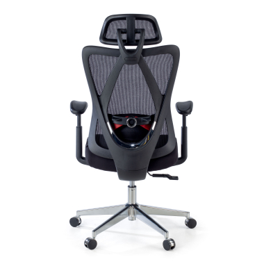 sedia ergonomica nero matrix rete transpirante braccioli mobili supporto lombare poggiatesta 6