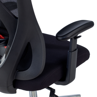 sedia ergonomica nero matrix rete transpirante braccioli mobili supporto lombare poggiatesta 7