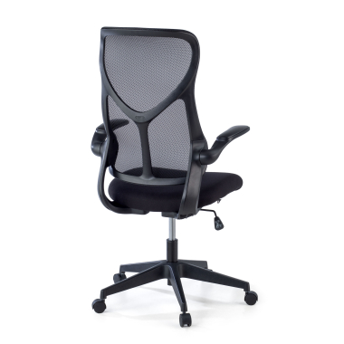 sedia da ufficio nero raptor rete transpirante braccioli ribaltabili 9