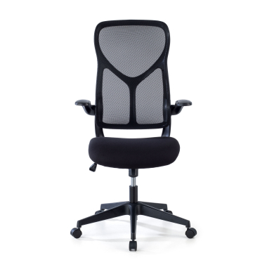 sedia da ufficio nero raptor rete transpirante braccioli ribaltabili 3