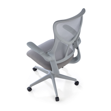 sedia da ufficio grigio raptor rete transpirante braccioli ribaltabili 9
