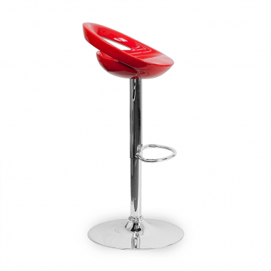 outlet sedia da ufficio rosso danko di plastica senza braccioli 4