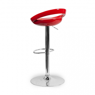 outlet sedia da ufficio rosso danko di plastica senza braccioli 6