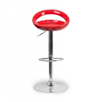 Sgabello da cucina Danko, base metallica, anello poggiapiedi 210850 - (Outlet)