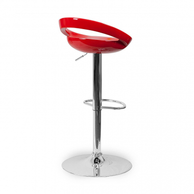outlet sedia da ufficio rosso danko di plastica senza braccioli 7