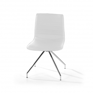 outlet sedia da ufficio bianco alisa ecopelle senza braccioli 8