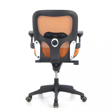 outlet sedia da ufficio arancione amira rete transpirante braccioli mobili 7