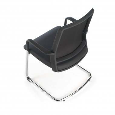 outlet sedia da ufficio nero bali ecopelle braccioli fissi 8