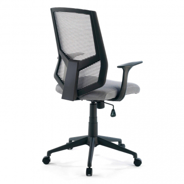 outlet sedia da ufficio grigio archer rete transpirante braccioli fissi 6