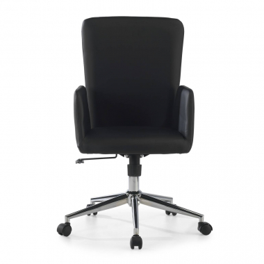 outlet sedia da ufficio nero bridget tessuto braccioli fissi 3